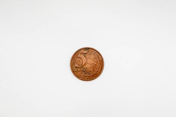 istock 5 cents real coin on a white background in rio de janeiro. 2202379469