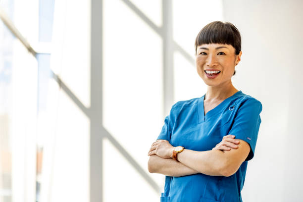 istock Confident Medical Professional in Bright Hospital Environment 2202382182