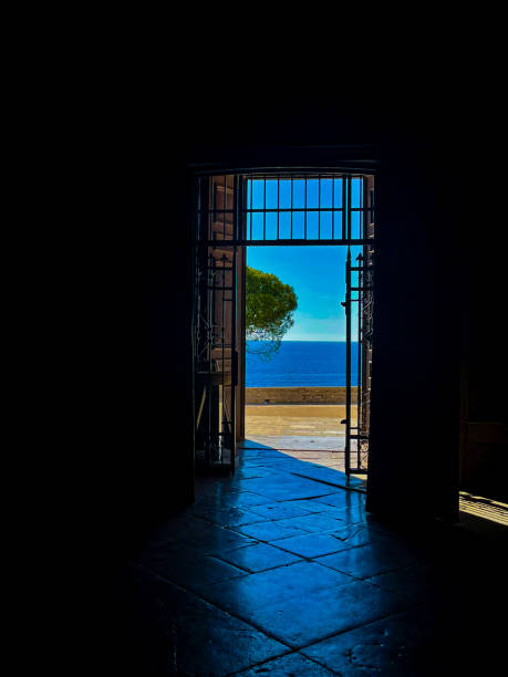 istock Contrast of Darkness and Light with a Scenic Coastal View 2202383532