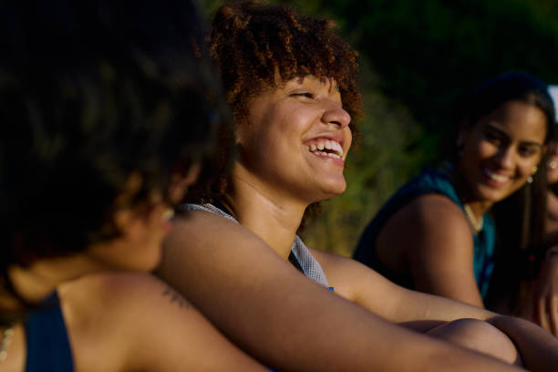 istock Gen Z runner breathing fresh air after workout outdoors with friends 2202418757