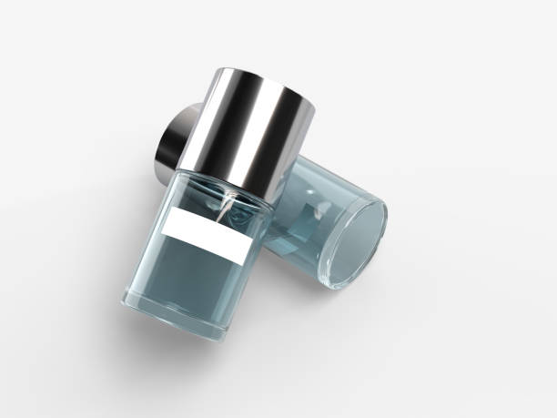 istock Mockup cosmetic bottles container packaging premium isolated on background. Design template for Ads serum, essential oil, face  treatment, gel, lotion, skin care, makeup, healthcare or medicine 2202435722