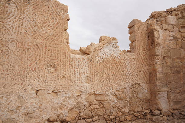 masada national park in the dead sea - herod-the-great fotografías e imágenes de stock