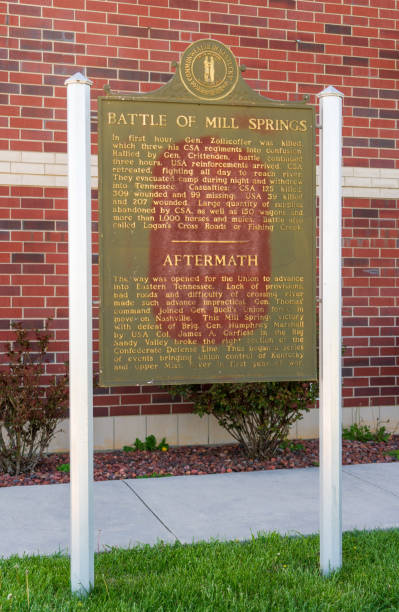 istock Plaque at Mill Springs Battlefield National Monument 2202439582