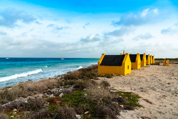 istock Old Slave huts of Bonaire 2202442886