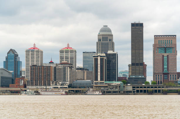 istock Louisville Kentucky Skyline on a Cloudy Day 2202443701