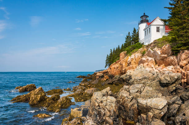 istock Bass Harbor Head Light at Acadia National Park 2202457044