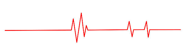istock Red Pulse – A vibrant red electrocardiogram (ECG) waveform representing the rhythm of life, heartbeat, and vital signs, symbolizing energy, urgency, and the essence of human existence in a medical 2202457925