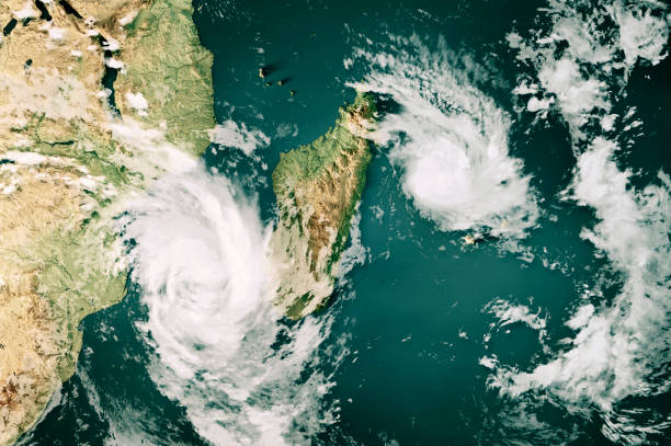 istock Two Cyclones Honde Garance 2025 Cloud Map Madagascar 3D Render Color 2202458061
