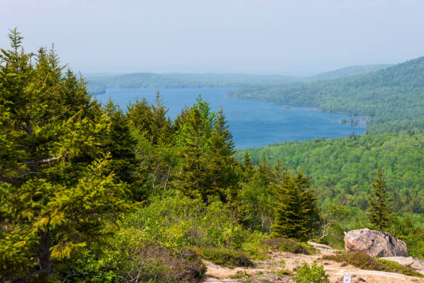 istock Eagle Lake Overlook at Acadia National Park 2202458303
