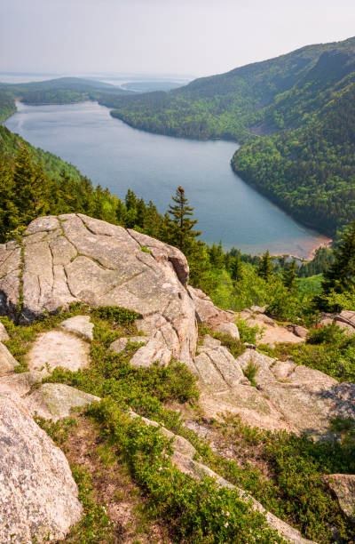 istock Eagle Lake Overlook at Acadia National Park 2202459454