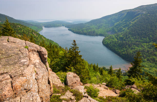 istock Eagle Lake Overlook at Acadia National Park 2202459637