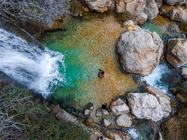 Aerial view of Castril natural park, Granada, Spain
