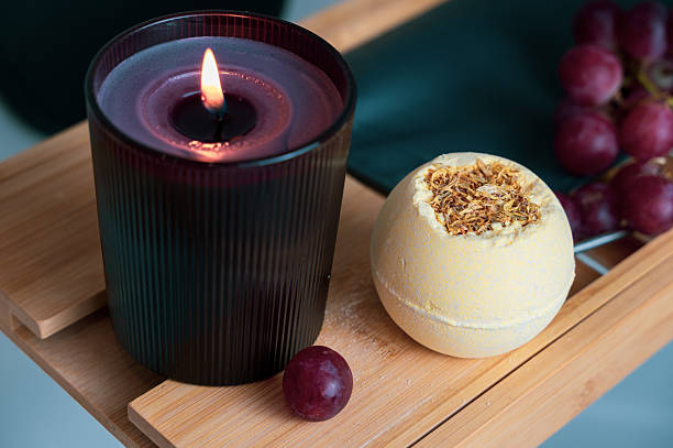 Relaxing Spa Ambiance with Candlelight