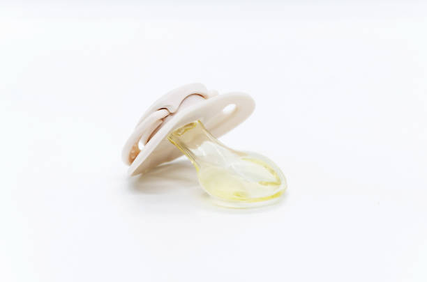 istock Baby soother isolated on white background. dummy kids 2202488478