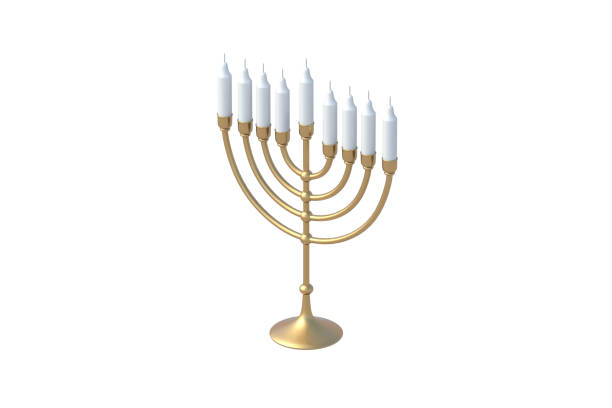 The concept of celebrating Hanukkah - Jewish holiday of Hanukkah