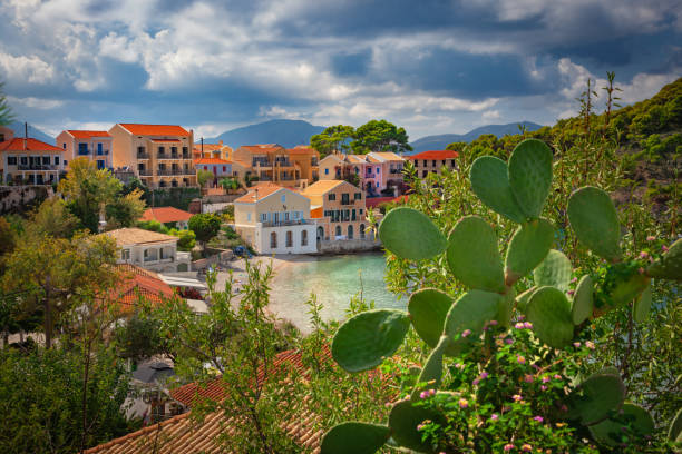Assos village in Kefalonia, Greece