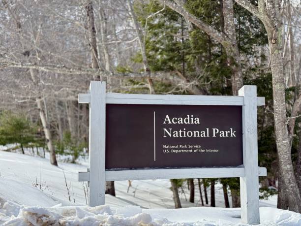 Acadia National Park Sign