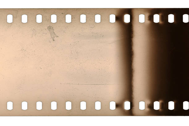istock Dusty and grungy 35mm film texture or surface 2202505151