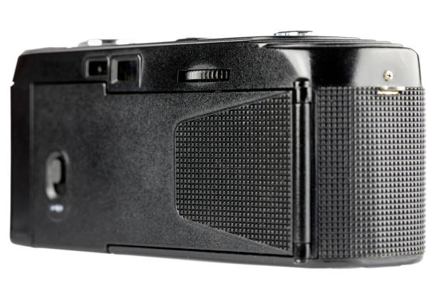 istock Rear and side view of an old compact camera 2202516280