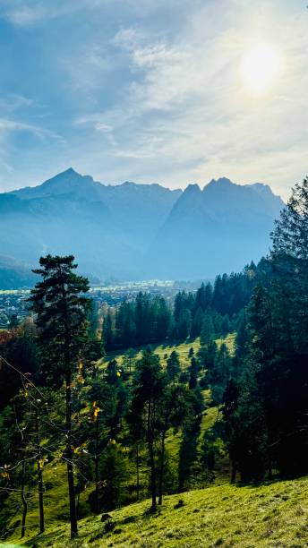 istock Sunny day in Garmisch-Partenkirchen, Germany 2202521285