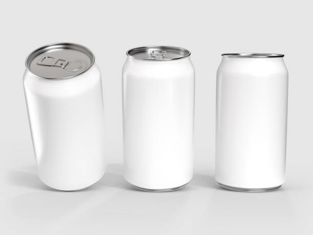istock 3D realistic aluminum metal beverage products packaging container. For presentation branding juice, beer, energy, cola, soda, coffee, cocktail or drink can mockup blank template isolated on background 2202522629