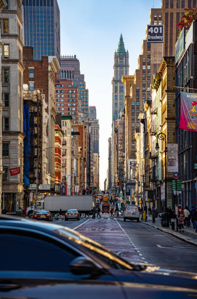 istock Bustling City Intersection in New York City Captured During Daylight 2202530158