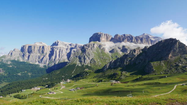 istock The Fassa Valley in the Dolomites (Trentino, northern Italy) 2202531385