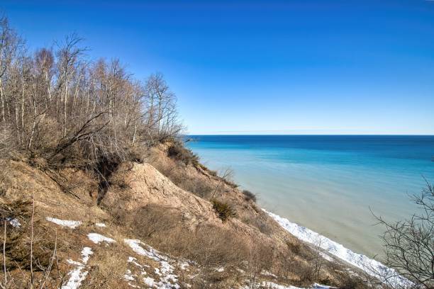 istock Sandy Cliffs Along Lake Michigan Shore 2202538120
