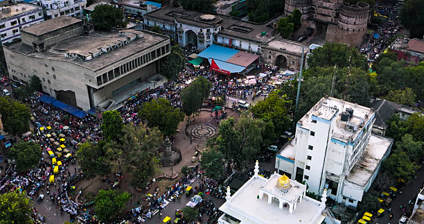 istock Crowded Khadia, an Area in Central Ahmedabad, Gujarat 2202548868