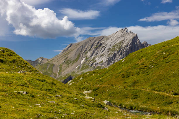 istock Tour du Mont Blanc beautiful alpine scenic mountain 2202568603