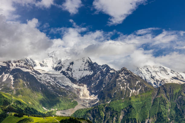 istock Tour du Mont Blanc beautiful alpine scenic mountain 2202569371