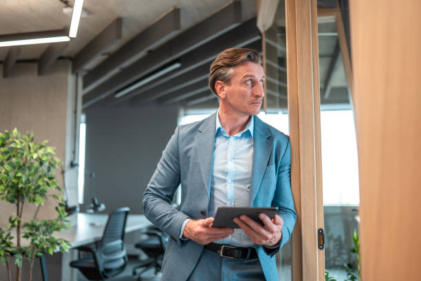 istock Expert Business Professional Engages with Digital Analysis 2202575691