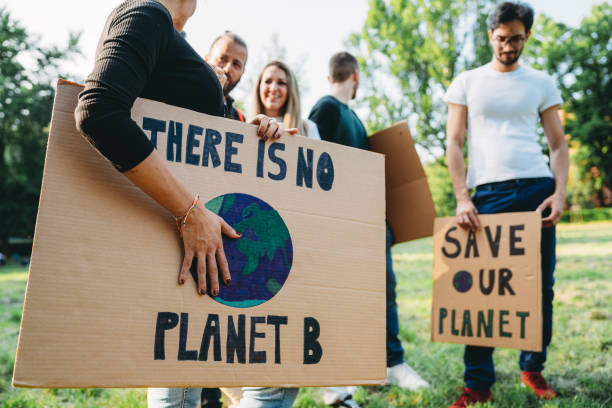 istock A group of climate activists are gathering together before the protest 2202587280