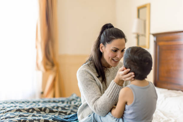 istock Mother and child morning bonding 2202589016
