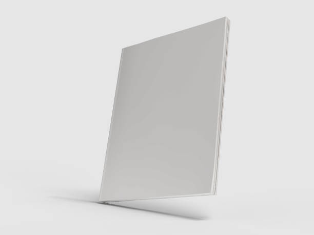 istock Blank Magazine or Book cover mockup design isolated on white background. Template for presentation a publisher, notebook, catalogs, brochures, magazines, diary, journal, booklet or publication 2202592761