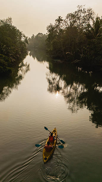 istock Exploring peaceful waterways in Chumphon Thailand during serene morning hours 2202597753