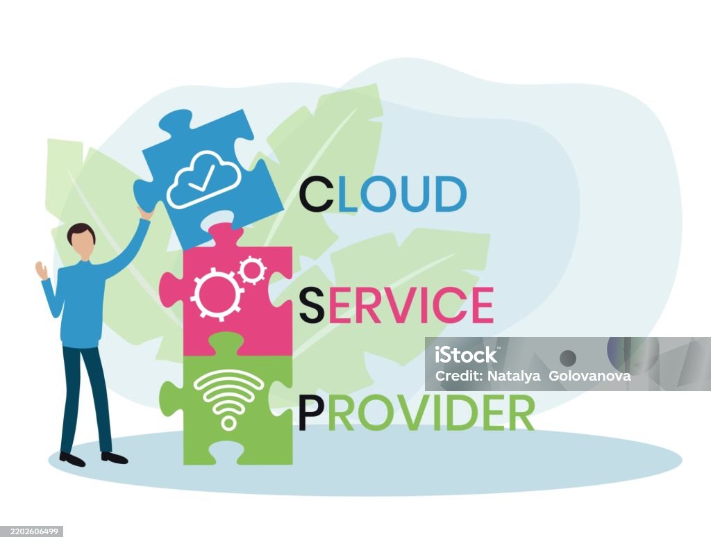 Vector Csp Csp Cloud Service Provider Stock Illustration - Download Image Now ...