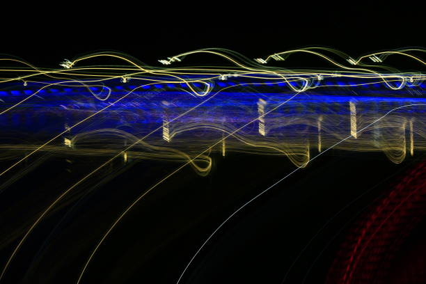 The light in the dark, the abstract background