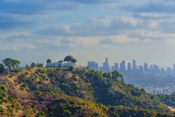 istock Stunning Griffith Observatory with Los Angeles Skyline in View 2202622646