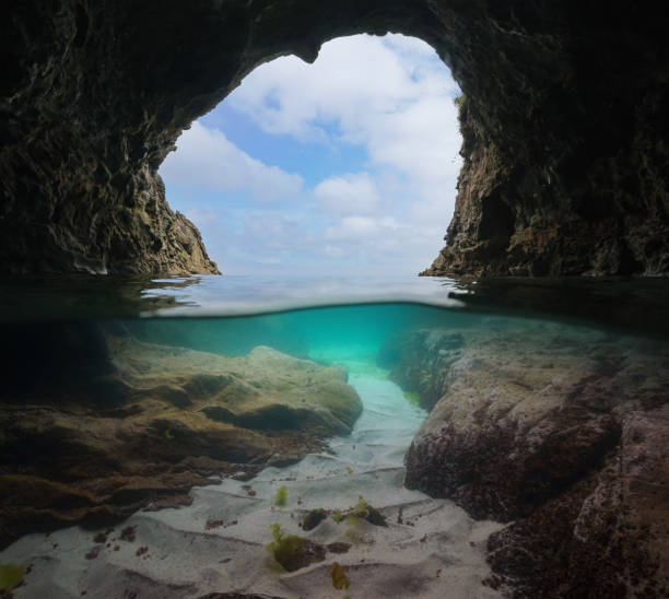 istock Inside a sea cave on the Atlantic coast of Spain 2202622705
