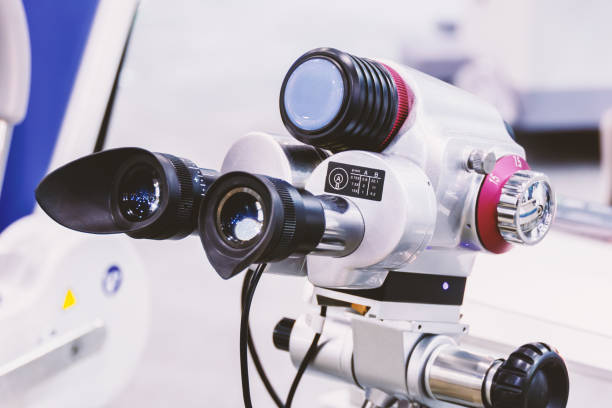 istock Diagnostic equipment colposcope for everyday work at gynecological appointments and diagnostics and treatment 2202623556