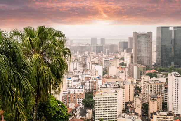 Buildings in downtown Rio in Brazil