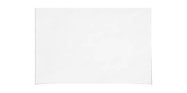 istock White sheet of paper on a white background. Blank paper page. Template for graphic designers presentations. Vector illustration . 2202628089