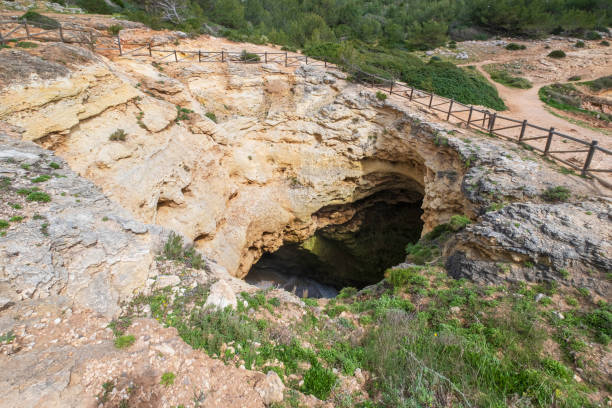 istock Coastal erosion in the Algarve (Portugal) 2202629210