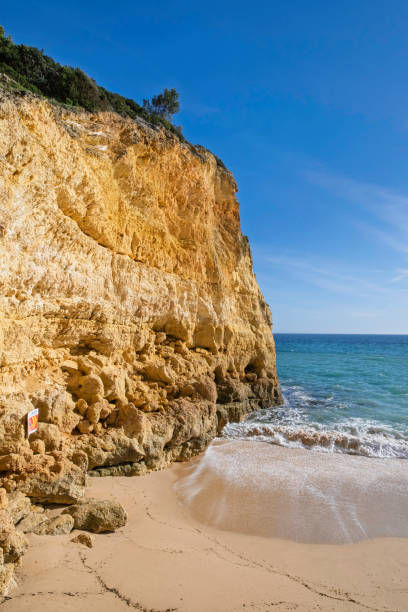 istock Rocky coastline in the Algarve (Portugal) 2202629587