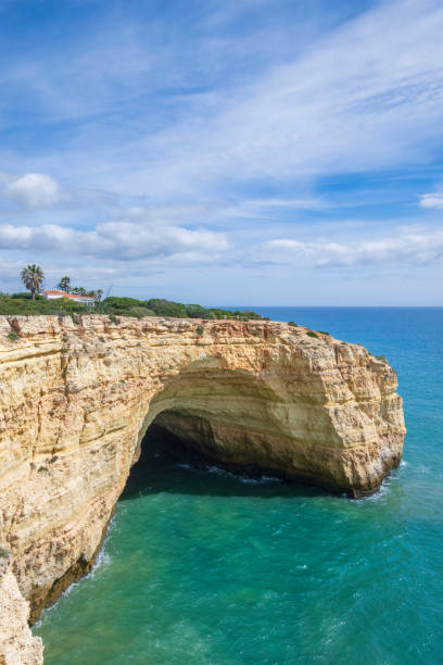 istock Rocky coastline in the Algarve (Portugal) 2202630681