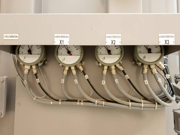 istock Temperature Indicator for High Voltage Power Transformers, such as winding temp, oil temp, 2202633567