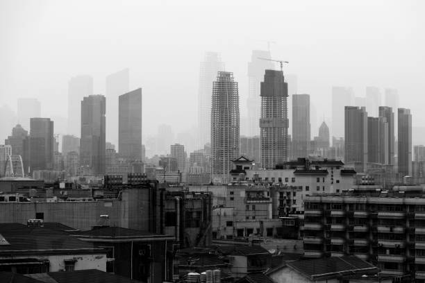 View of Wuhan skyline, Hubei province, China.
