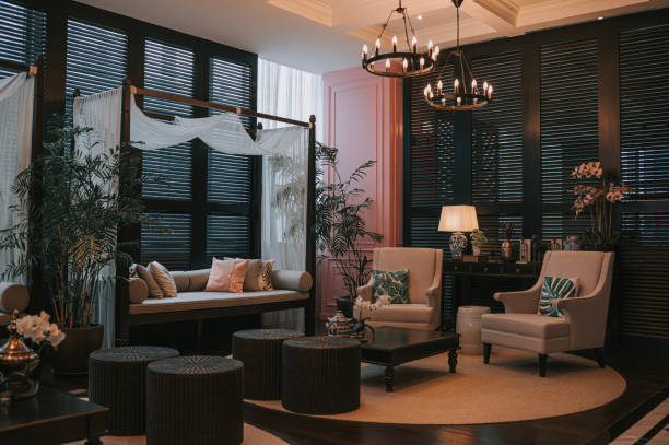 istock Luxury classic interior lounge lobby reception tourist resort 2202646605