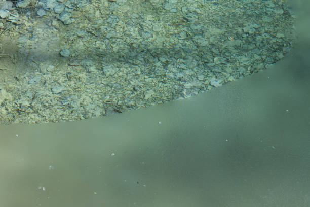 Water flowing into the water